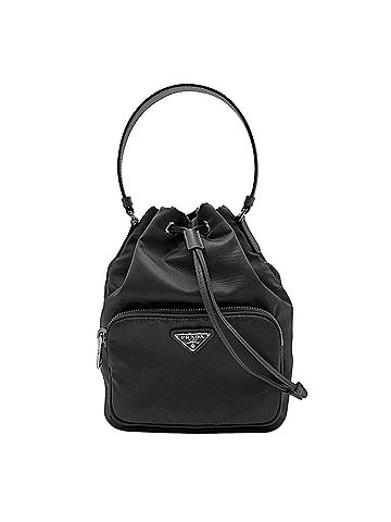 Prada PRADA Duetto Re-Nylon Drawstring Shoulder Bag 1BH038 Nylon Gray Men's and Women's (view 1)