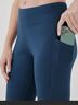 Pact Solid Blue Leggings Size S - photo 4
