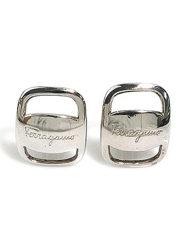 Salvatore Ferragamo Salvatore Ferragamo Vara Metal Silver Earrings for Women h32325b (view 1)