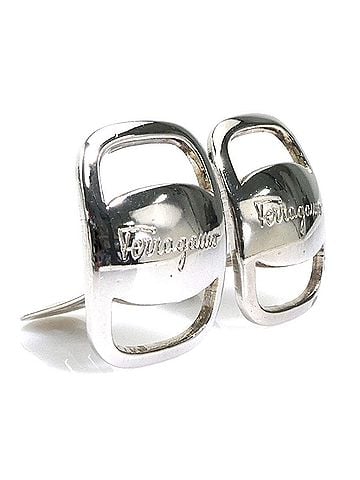 Salvatore Ferragamo Salvatore Ferragamo Vara Metal Silver Earrings for Women h32325b (view 2)
