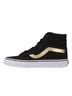 Vans Black Gold Sneakers Size 7 1/2 - photo 1