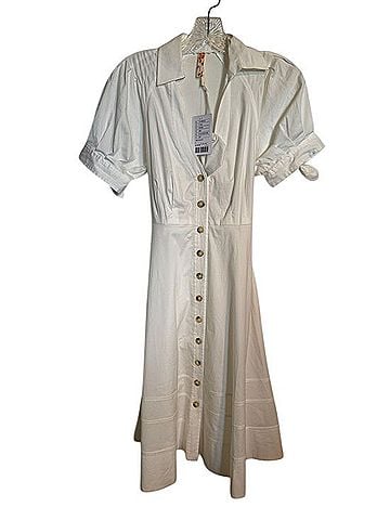 Maeve Button-Front Midi Dress Casual Dress (view 1)