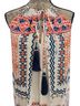 Rococo Sand 100% Silk Aztec Or Tribal Print Casual Dress Size M - photo 2