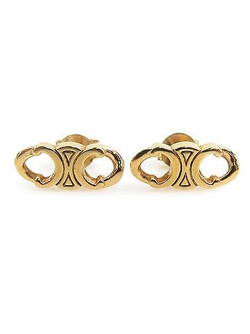 Céline Celine CELINE Earrings Metal Gold Women's r11294k (view 1)