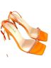 Azalea Wang Orange Sandals Size 10 - photo 4