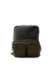 Prada Black Green Prada Backpack with Pockets, Nylon, 2VZ043, PRADA Handbag, Backpack, Black, One size - photo 1