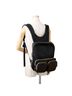 Prada Black Green Prada Backpack with Pockets, Nylon, 2VZ043, PRADA Handbag, Backpack, Black, One size - photo 4