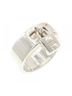 Hermès 100% Sterling Silver Silver Toned Hermes Kelly Ring One size - photo 1