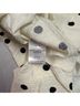 Rachel Zoe Polka Dots White Black Button-Down Shirt Size M - photo 6