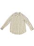 Rachel Zoe Polka Dots White Black Button-Down Shirt Size M - photo 1