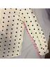 Rachel Zoe Polka Dots White Black Button-Down Shirt Size M - photo 5
