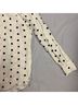 Rachel Zoe Polka Dots White Black Button-Down Shirt Size M - photo 7