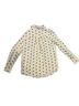 Rachel Zoe Polka Dots White Black Button-Down Shirt Size M - photo 2