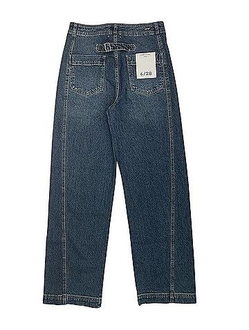 Habitual Side Panel High Rise Straight Barrel Leg Jeans (view 2)