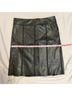 Max Studio 100% Leather Black Leather Skirt Size 4 - photo 5