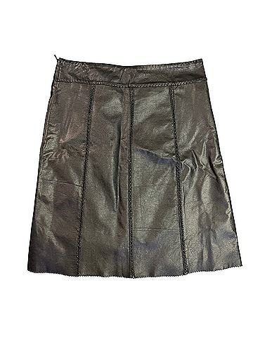 Max Studio Leather Skirt (view 2)