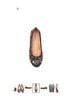 Vionic Black Tan Flats Size 8 - photo 4