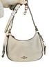 Coach 100% Leather Solid White Silver Leather Shoulder Bag One size - photo 1
