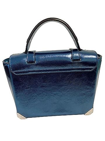 Michael Kors Manhattan Satchel Leather Satchel (view 2)