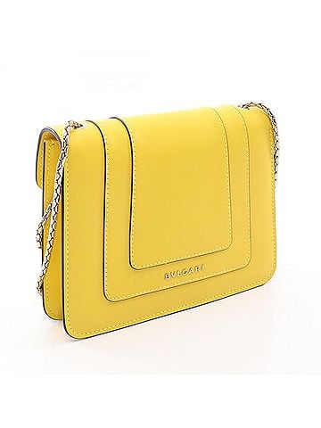 Bvlgari Bulgari BVLGARI Serpenti Forever Small Shoulder Bag Handbag Leather Women's Yellow (view 2)
