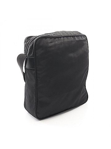Prada Prada Triangle Logo Shoulder Bag/Handbag, Nylon/Leather, Men's/Women's, Black (view 2)