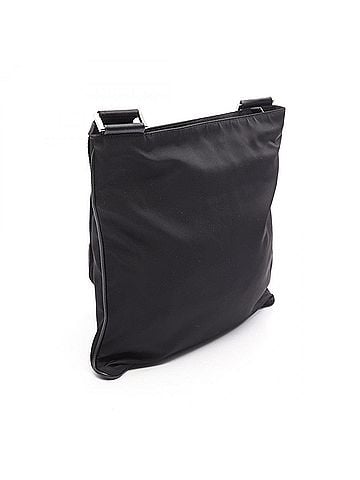 Prada Prada TESSUTO + SAFFI Shoulder Bag/Handbag, Nylon &amp; Saffiano Leather, Men's Women's, Black, 2VH053 (view 2)