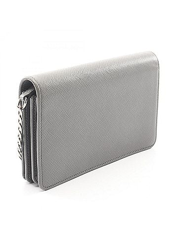 Prada Prada SAFFIANO LUX Shoulder Bag/Handbag, Saffiano Leather, Women's, Gray, 1BP006 (view 2)