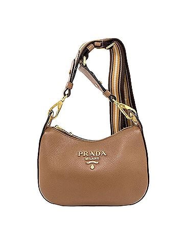 Prada Prada Logo Shoulder Bag Leather Women's PRADA (view 1)