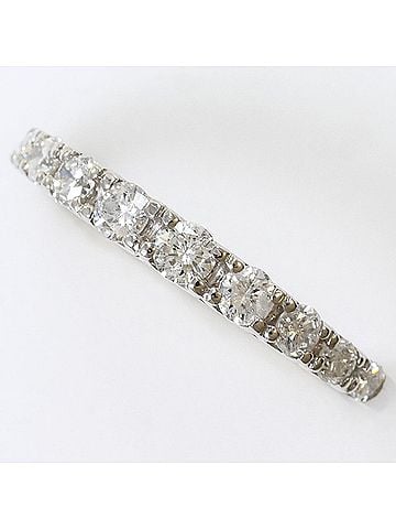 Unbranded PT900 Platinum Ring with 1 Diamond (0.50 ct), Total Weight 3.3g, Jewelry (view 1)