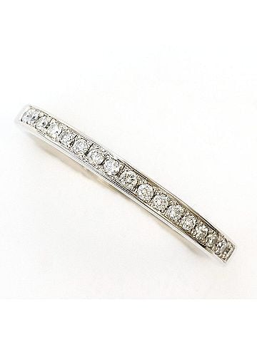 Unbranded PT900 Platinum Ring, 1 Diamond (0.17ct), Total Weight 3.9g, Jewelry (view 1)