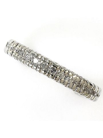 Unbranded 18K (18-karat white gold) ring with 0.28ct diamond, total weight 2.5g. Jewelry. (view 1)