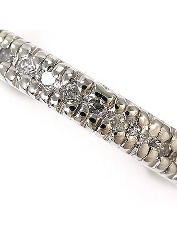 Unbranded 18K (18-karat white gold) ring with 0.28ct diamond, total weight 2.5g. Jewelry. (view 2)