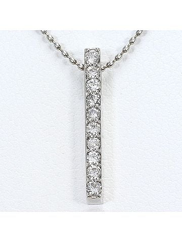 Unbranded 18K (18-karat white gold) necklace with 0.20ct diamond, total weight 2.3g, 40cm length, jewelry. (view 1)