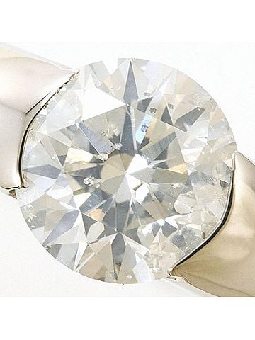 Unbranded PT900 Platinum Ring with 0.897ct Diamond (I1 clarity), Certified, Total Weight 4.1g, Jewelry (view 2)