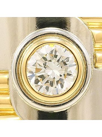 Unbranded PT900 Platinum 18K Yellow Gold Ring with 0.33ct Diamond, Total Weight 13.4g, Jewelry (view 2)