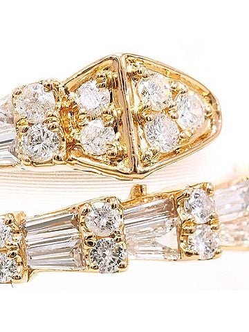 Unbranded 18K (18-karat gold) Pink Gold Ring with 1.00ct Diamond, Card Design, Total Weight 2.5g, Jewelry (view 2)