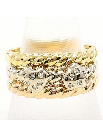Unbranded 18K (18-karat) Yellow Gold Ring with 0.08ct Diamond, Card Included, Total Weight 8.7g, Jewelry (view 1)