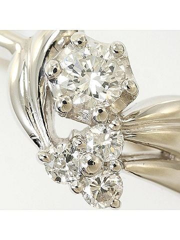 Unbranded PT900 Platinum Ring with 0.30ct Diamond (SI2 clarity), Certified, Total Weight 4.2g, Jewelry (view 2)