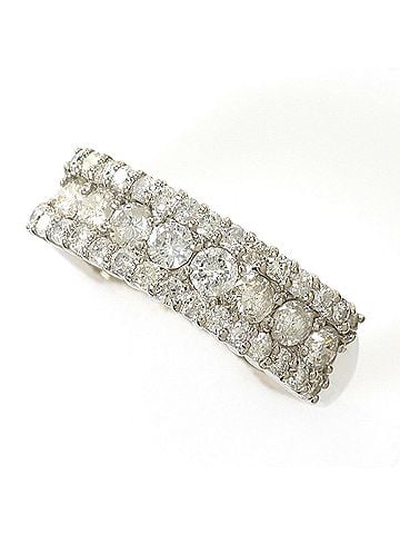 Unbranded PT900 Platinum Ring, 1 Diamond, 1.00ct, Total Weight 4.6g, Jewelry (view 1)