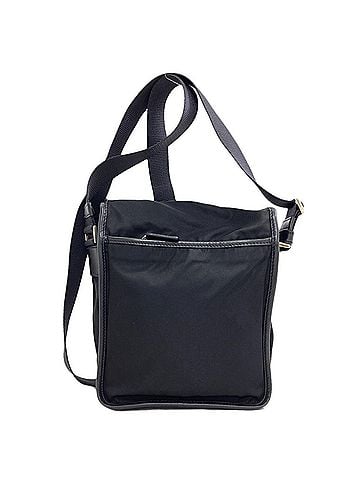 Prada Prada logo hardware shoulder bag, nylon, women's. (view 2)