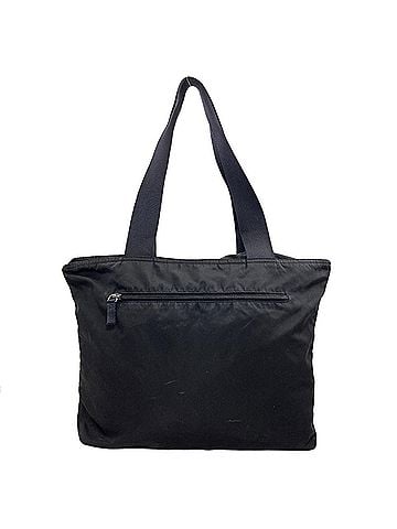 Prada Prada logo hardware tote bag, nylon, women's. PRADA (view 2)