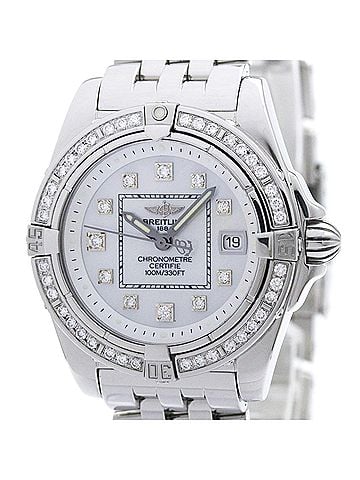 Breitling BREITLING Galactic 32 Diamond MOP Dial Ladies Watch A71356 Polished (view 1)