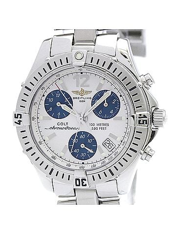 Breitling BREITLING Colt Chrono Ocean Steel Quartz Mens Watch A53350 Polished (view 1)