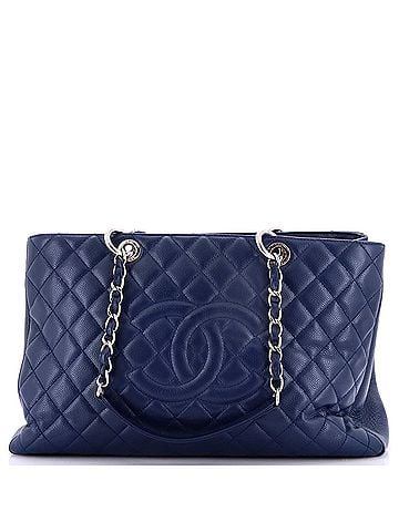 Chanel Grand Shopping Tote Quilted Caviar XL (view 1)
