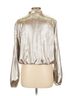 Zara 100% Polyester Metallic Silver Zara Jacket Size L - photo 2