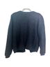 Line & Dot Solid Black Cardigan Size M - photo 2