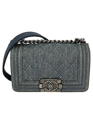 Chanel Chanel Denim Quilted Small Blue Boy Flap (view 1)