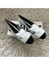 Schutz Silver Black Flats Size 9 - photo 8