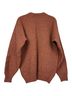 American Vintage 100% Wool Color Block Orange Pullover Sweater Size M - photo 2