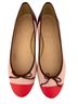 J.Crew 100% Leather Pink Brown Flats Size 7 - photo 1